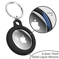 oakxco for Airtag Keychain Silicone, Airtag Holder