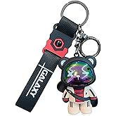 SXQYBZ Creative, Fashionable, Cute Cartoon Rabbit, Little Bear Keychain, Resin Animal Pendant, Backpack, Car Keychain