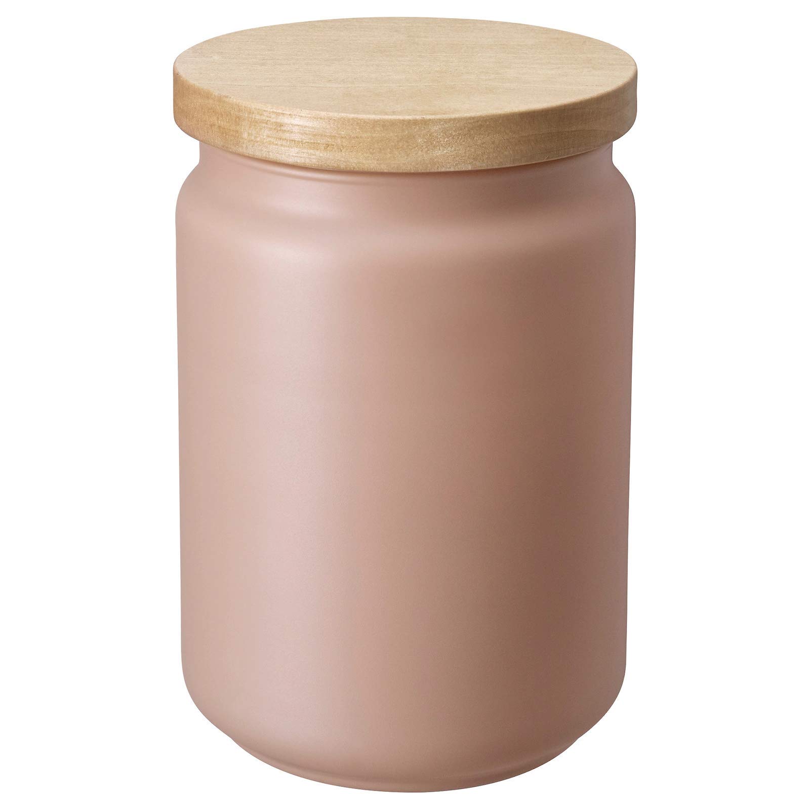 EKLATERA Jar with lid, beige1 l
