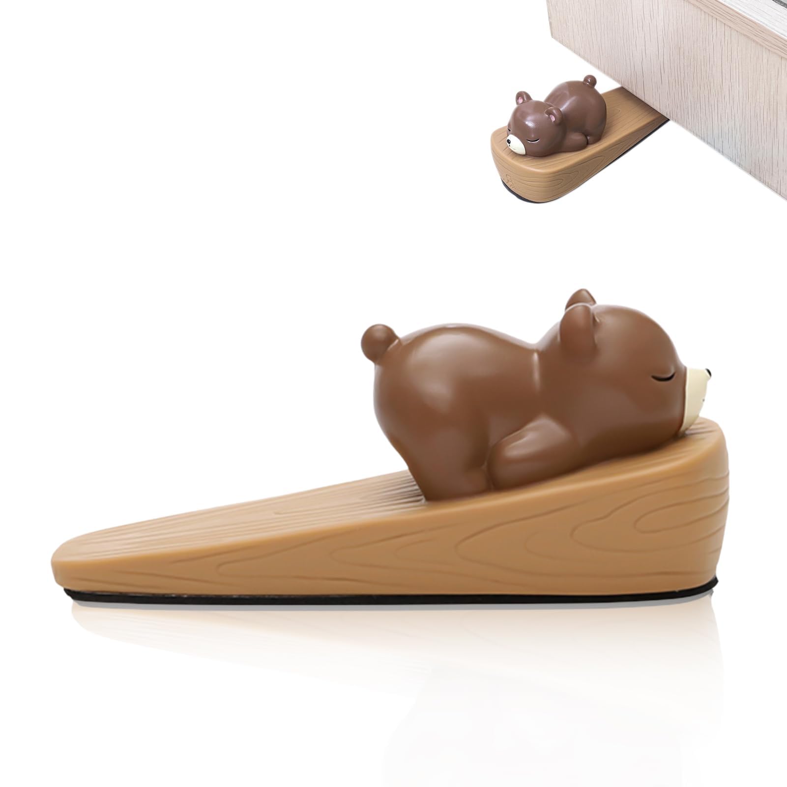 Cute Door Stopper, Decorative Door Wedge for Home and Office Floor Decorative Door Stop (Little Bear)