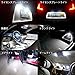 AMAZENAR 20-Pack White 194 T10 W5W 168 2825 158 501 Wedge 5-SMD 5050 Chipsets LED Replacement Bulbs for 12V Car RV Interior Dome Map Door Courtesy Trunk License Plate Clearance Lights Marine Light