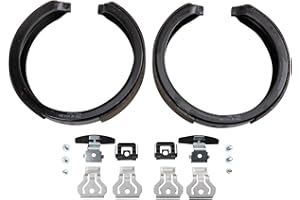 TRQ Rear Parking Brake Shoe Kit Set for Saab/Isuzu/Chevy/Oldsmobile/Cadillac/GMC/Buick