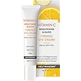 Neutriherbs Eye Cream Vitamin C Eye Gel for Dark Circles, Eye Bags, Puffiness, Eye Massage Under Eye with Hyaluronic Acid, 20g e/0.7 oz.