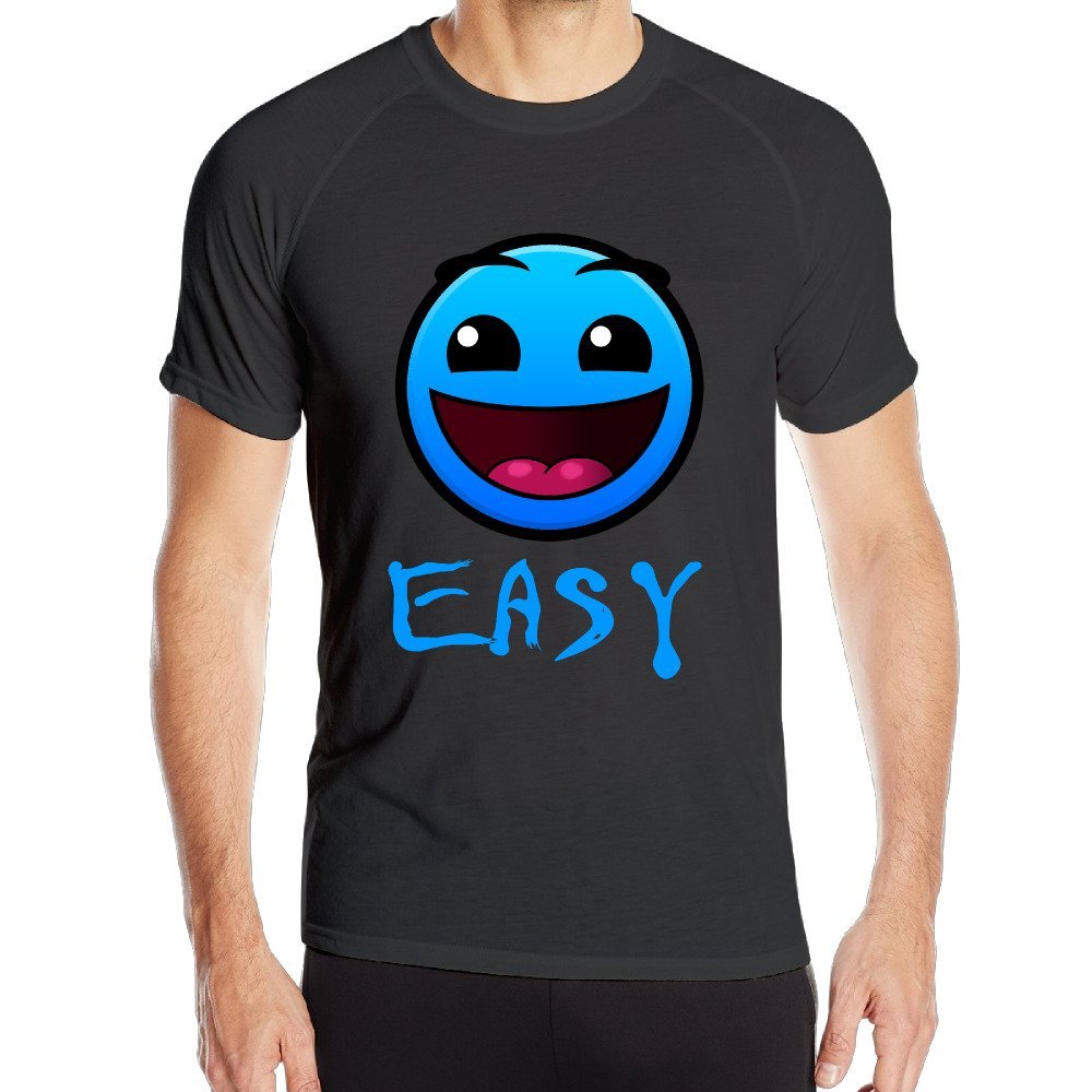 Male Geometry Dash Game Lightweight HyperDri T Shirt