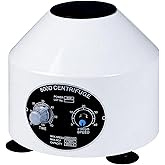 Durable Benchtop Lab Centrifuge Machine, 0-4000RPM Adjustable Speed &amp; 0-60min Timer, 6&times;20ml Tubes Low Noise Desktop Centrifuge