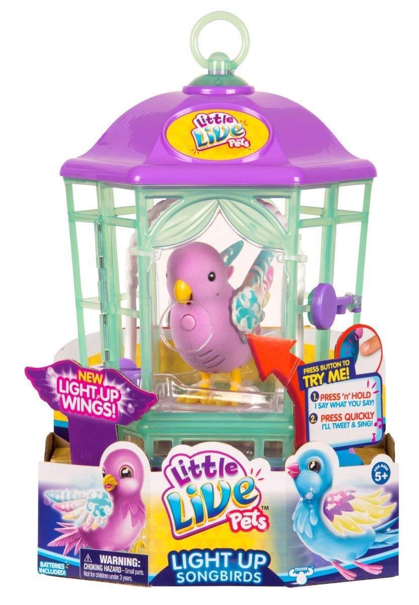 Little Live Pets Light Up Bird Cage - Rainbow Glow
