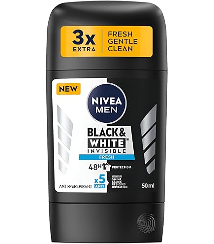 NIVEA Black & White Invisible 15本 Amazon.com : 5x Nivea Invisible Black & White Anti-perspirant