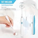 ACWOO Dental Mirror with Light 2PCS Teeth Inspection Tool for Oral Care view 2