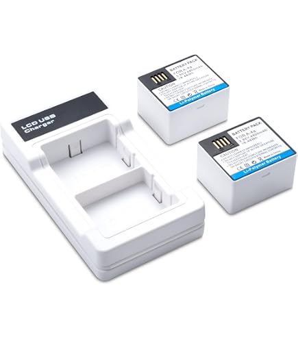 Kastar LTD2 Battery Charger Kit For Arlo Pro 3 Floodlight Camera (VMA5410-10000S) - 13000mAh