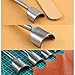 Hanperal 9PCS Leather Half-Round Cutter Punch, Leather end Punch for DIY Craft Handwork