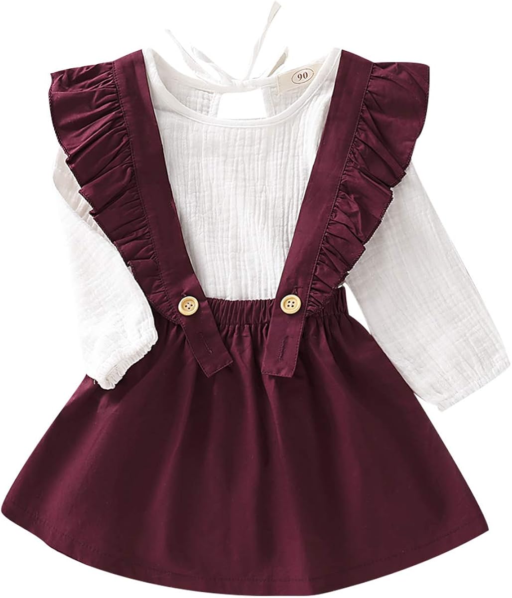 baby suspender dress