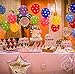 LeeSky 100 Pack 12 Inches Polka Dot Balloons Bright Festive Colors for Party Decoration(Assorted Colors)
