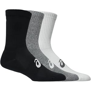 ASICS Unisex 3 PACK CREW SOCK Training Accessories