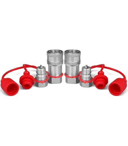 Racewill 10 Pack Hydraulic Hose Adapter Fittings: 3/8" JIC