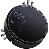 Robot Vacuum Cleaner, Powerful Suction Quiet Robotic Vacuum Cleaner Cleans Hard Floors to Low Pile Carpets Ideal for Pet Hair