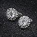 ZS 14g Cubic Zirconia Dermal Anchor Tops and Base Surgical Steel Microdermals Body Piercings (Sunflower)