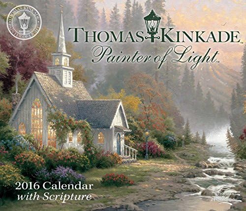 Thomas Kinkade Painter of Light with Scripture 2016 Day-to-Day Calendar