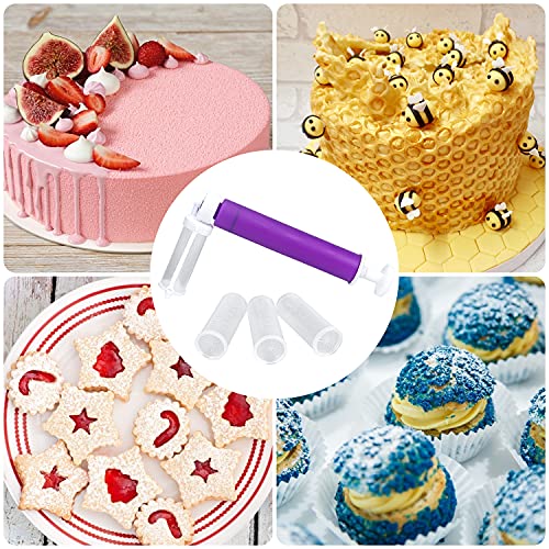 Manual Cake Decorating Airbrush Kit, Spray Guns for Cakes Glitter