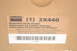 NEW DAYTON 2X440 REVERSING DRUM SWITCH 230V-DC