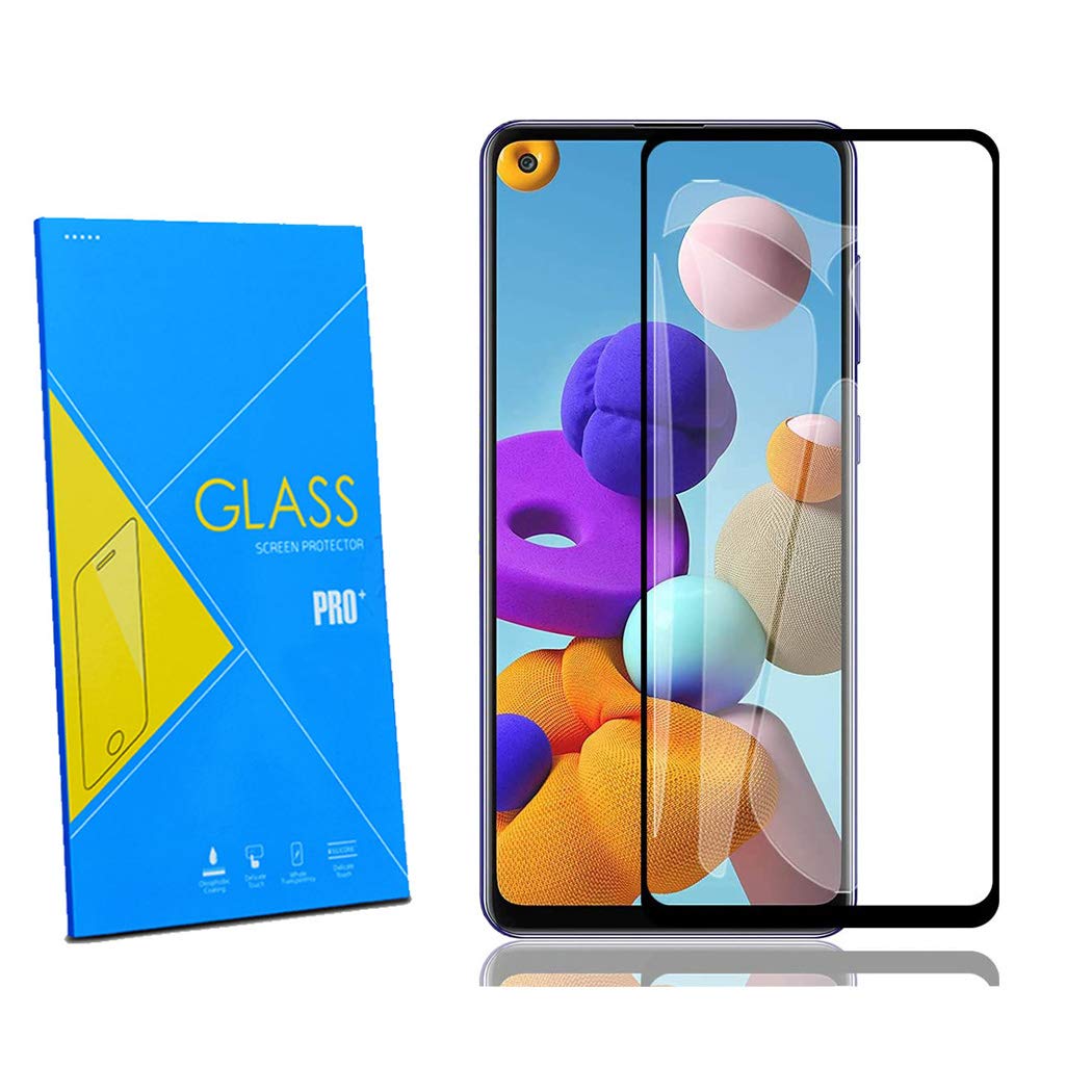 GAPlus Case Friendly for Samsung Galaxy A21s Screen Protector, Galaxy A21s Tempered Glass Film [Full-Coverage][Case Friendly] Screen Protector for Samsung Galaxy A21s