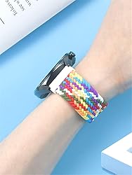 22mm Waatch Band, Braided Solo Loop Compatible for