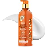 MAKARI Extreme Active Intense Carrot & Argan Oil Body Milk (16.8 oz) | Helps Unify and Illuminate | Tone-Enhancing Body Lotion with Vitamins E & C | Supports a More Even-Looking Complexion