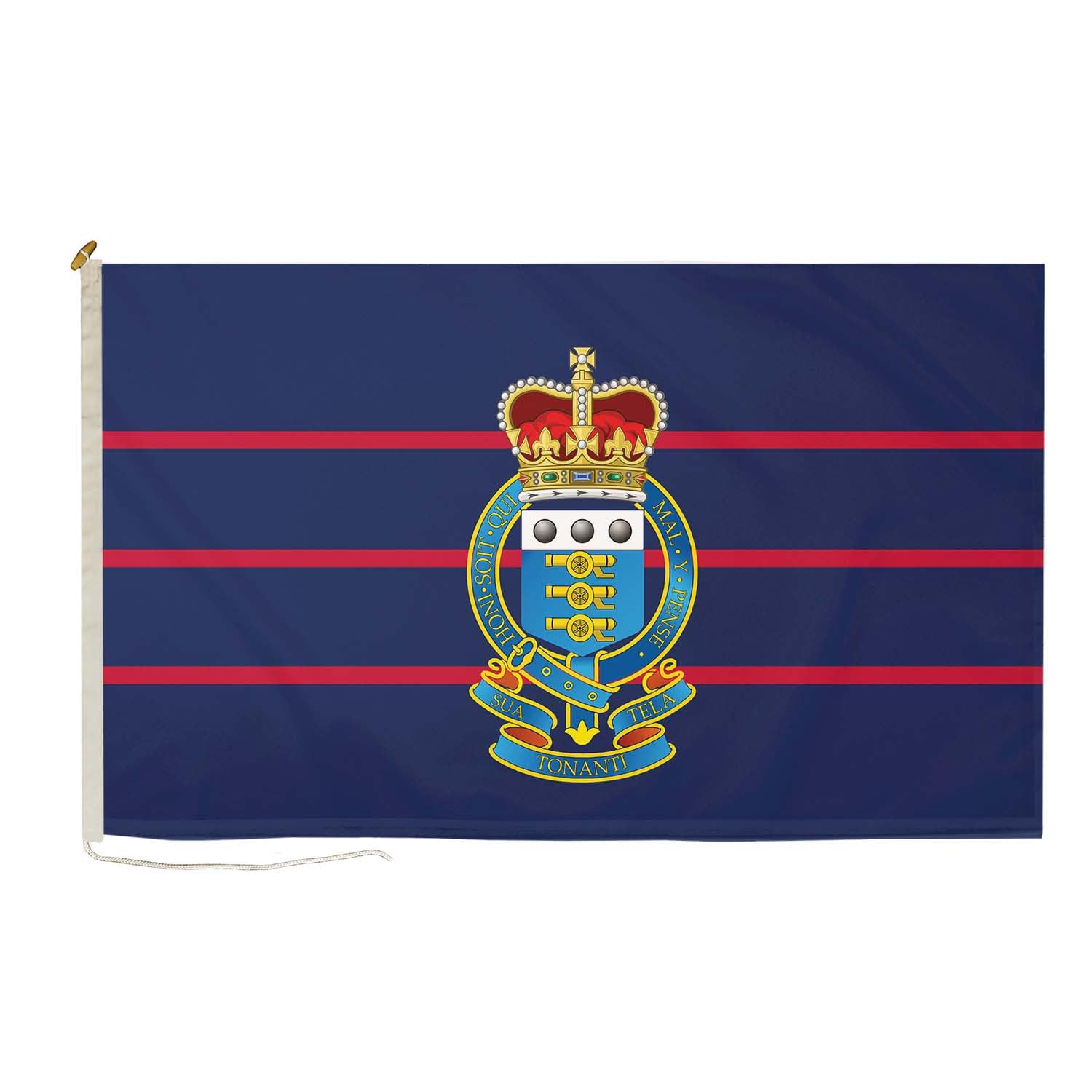 DuraFlag Royal Army Ordnance Corps 3ft x 2ft Flag Premium Quality With Rope & Toggle Reinforced Stitching 90cm x 60cm RAOC British Army Ordnance Corps Military Flag