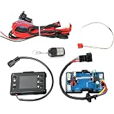 LCD Remote Diesel Heater Controller 12V 24V for Car Truck RV Parking Heater | Timing temp adjustable,remote control,glove-friendly buttons,fit for 12V 24V vehicle parking diesel heaters