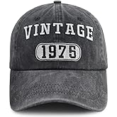 XacaYuerp Vintage 1935 1945 1955 1965 1975 1985 1995 Baseball Hat for Men Women, Adjustable Cotton Embroidered Baseball Cap