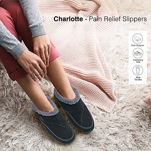 Orthofeet Innovative Orthopedic Slippers for Women Ideal for Plantar