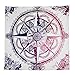 Canserin Tribal Compass Tapestry Beach Towel, Bohemian Yoga Mat