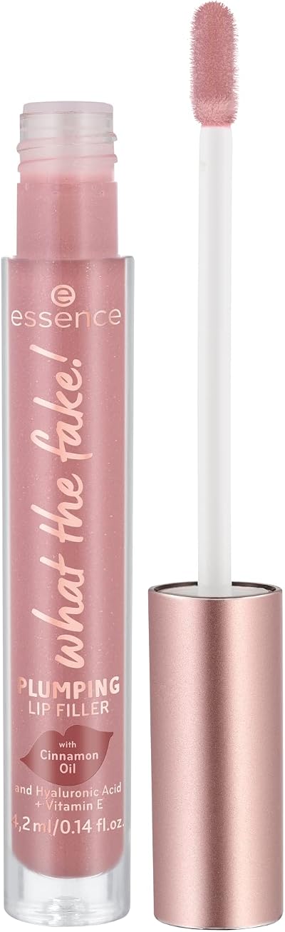 essence what the fake PLUMPING LIP FILLER hydrating cooling shiny gloss 4.2ml