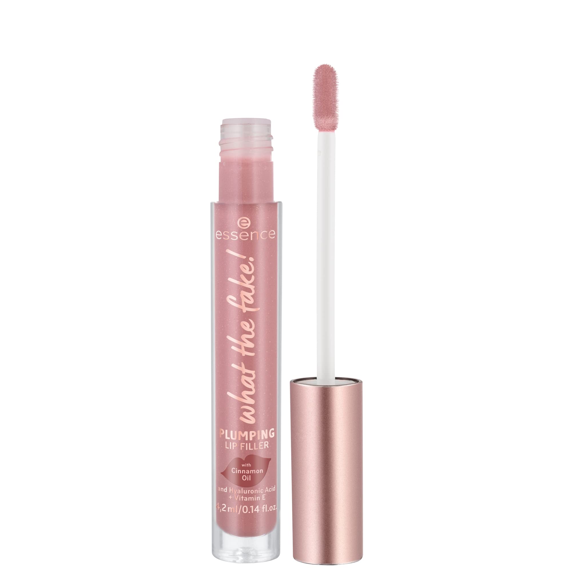 Essence Cosmetics what the fake! PLUMPING LIP FILLER, moisturizing/hydrating, with vitamins, cooling, shiny, shimmery (4,2ml)