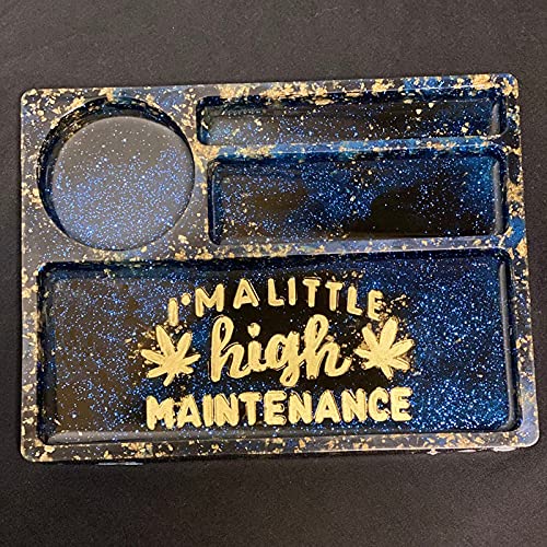 Vusnud Rolling Tray Molds, Silicone Resin Epoxy Mold for Making Resin Trays, Large Resin Mold