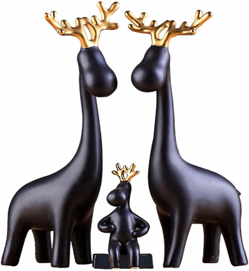 Nordic style three deer ornaments decorations