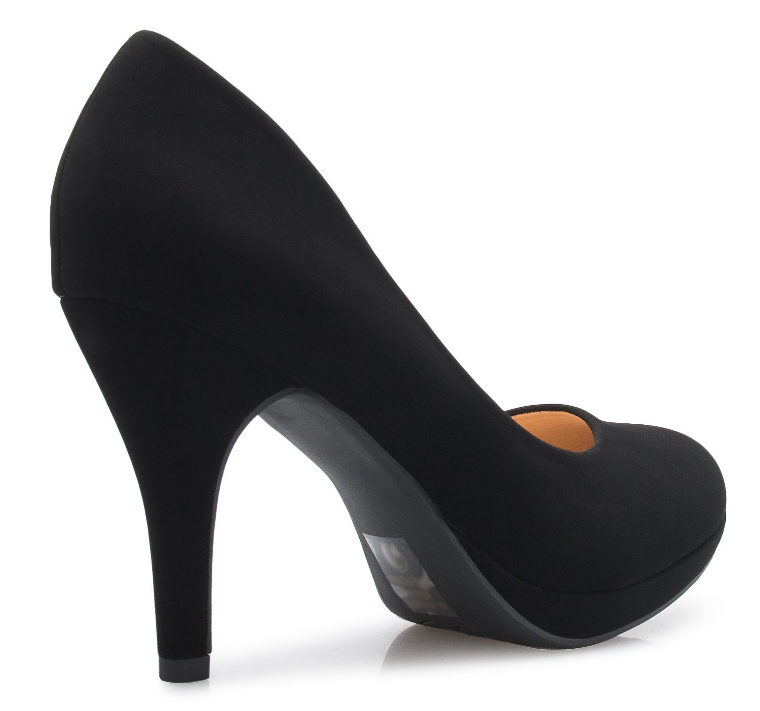 Olivia K Women's Classic Round-Toe Platform Pumps Stiletto Dress High Heels - Image 7