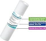 AquaHouse 3X 10" Sediment Water Filter Cartridge 1 Micron RO Water Fed Pole view 4