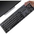 Keyboard Cover Skin for Dell KM636 KB216 KB216t KB216d KB216p Wired & Wireless Keyboard, Dell Optiplex 5250 3050 3240 5460 7450 7050, Dell Inspiron Desktop 24" 27" 5400 5490 7700 7790 3475 3670 3477