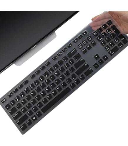 Custom made Keyboard Cover for Logitech K120 - 483G104 A Protection Key