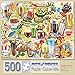 Bits and Pieces – Large 500 Piece Jigsaw Puzzle for Adults – Happy Hour’ Jigsaw Puzzle by Artist Rosiland Solomon, Completed Puzzle Size: 18