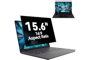 MAO YEYE Laptop Privacy Screen 15.6 Inch-16:9 Aspect Ratio Computer Monitor Protector, Anti-Glare Blue Light Laptop Screen Privacy Shield Removable 15.6in Filter for Lenovo HP Dell Acer Asus Thinkpad Envy Xps