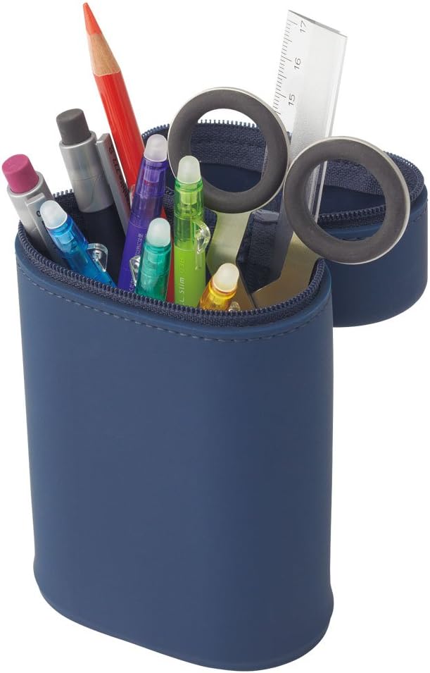 Rihitorabu Stand Pen case Oval Type L A7695-24 Black - Image 3