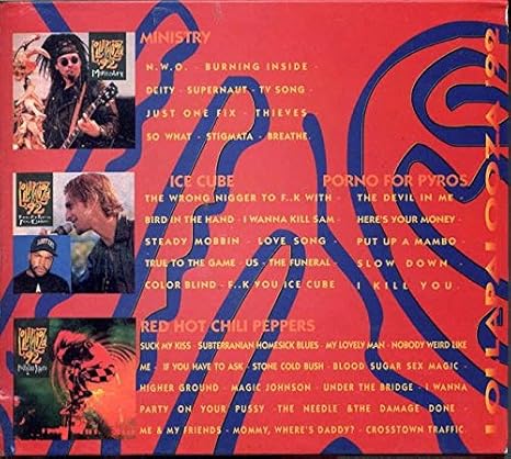 Lollapalooza 92 Vol 2 Box 3 Cd L E 3000 Copies Ministry Porno For Pyros Ice Cube Red Hot Chili Peppers Amazon De Musik Скачивай и слушай ice cube color blind и ice cube color blind death certificate 1991 на hitparad.fm! amazon de