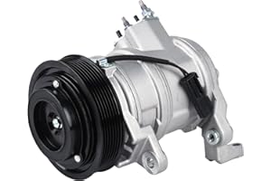 Autoround Air Conditioner AC Compressor with Clutch Compatible with Dodge Ram 1500 2500 3500 V8 5.7L 2003-2008, Ram 4000 V8 5.7L 2005-2008, Replace CO-10802C 5056336AA