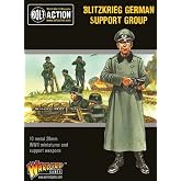 Warlord Games Blitzkrieg German Support Group - 28mm Scale Metal Miniatures for Bolt Action Highly Detailed World War 2 Miniatures for Table-top Wargaming