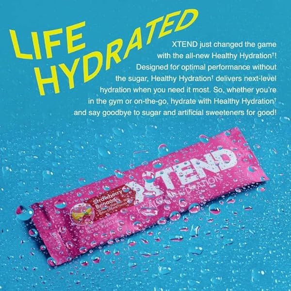XTEND HYDRATION 1 SERV – 15PK STRAWBERRY BANANA