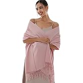 RIIQIICHY Winter Scarfs for Women Pashmina Shawls Wraps for Evening Dresses Large Warm Soft Scarves