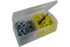 L.H. Dottie 2AK Anchor Kit, 10 by 1-Inch Length Screw, 122 Anchor, Yellow