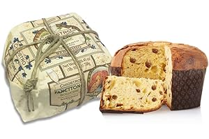 Chiostro di Saronno Panettone Bollicine with Prosecco - Hand wrapped - 750g, Made in Italy