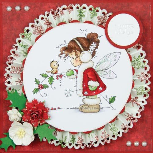 Wee Stamps Topper Sheet 8.3"X12.2" -Winter Fairy